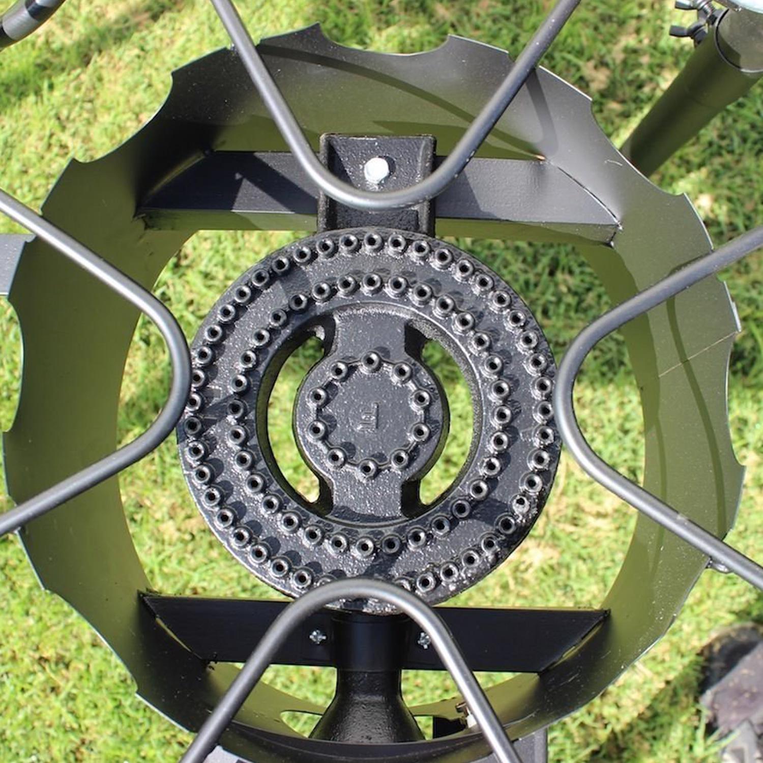 Bene Casa 1 Burner Liquid Propane Outdoor Cooker Black/Silver