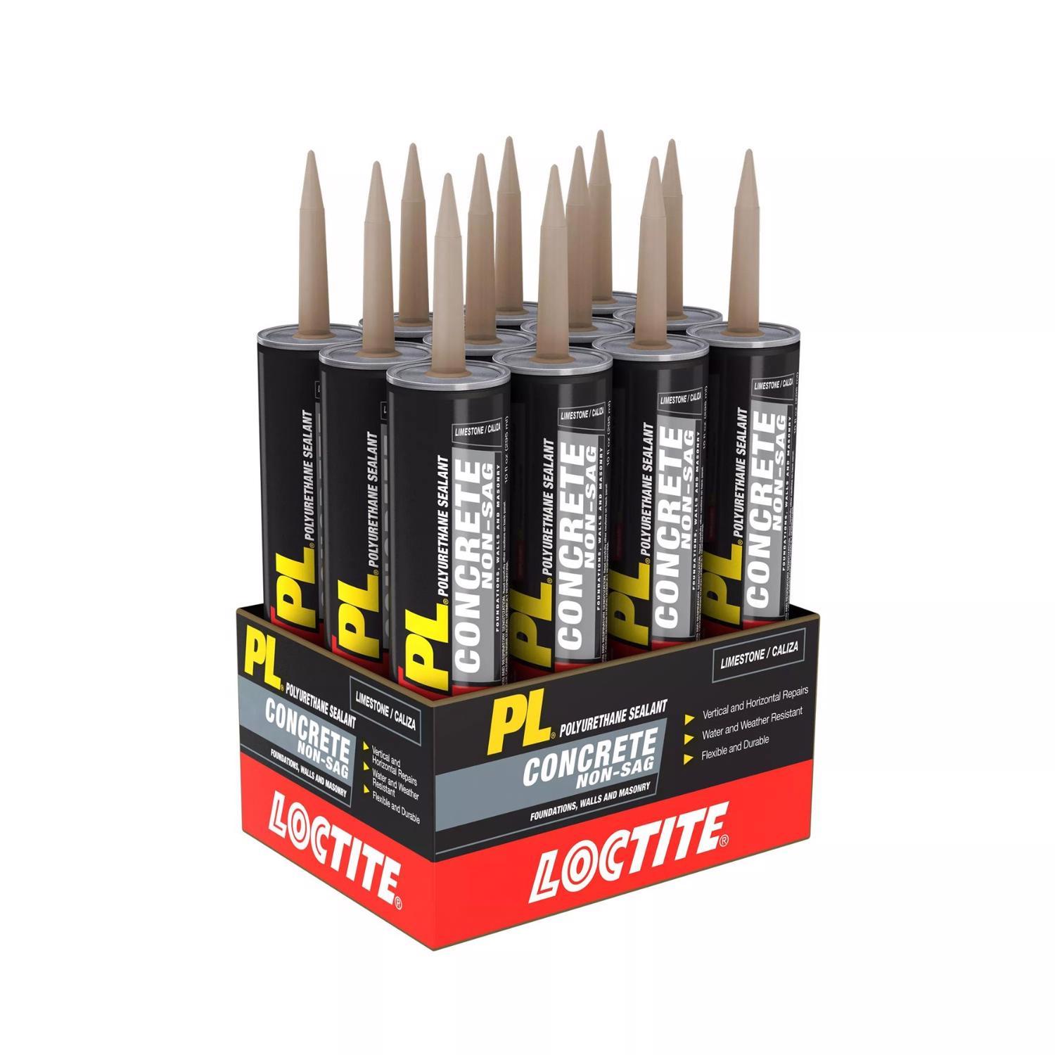 Loctite PL Limestone Polyurethane Concrete and Masonry Filler and Sealant 10 oz