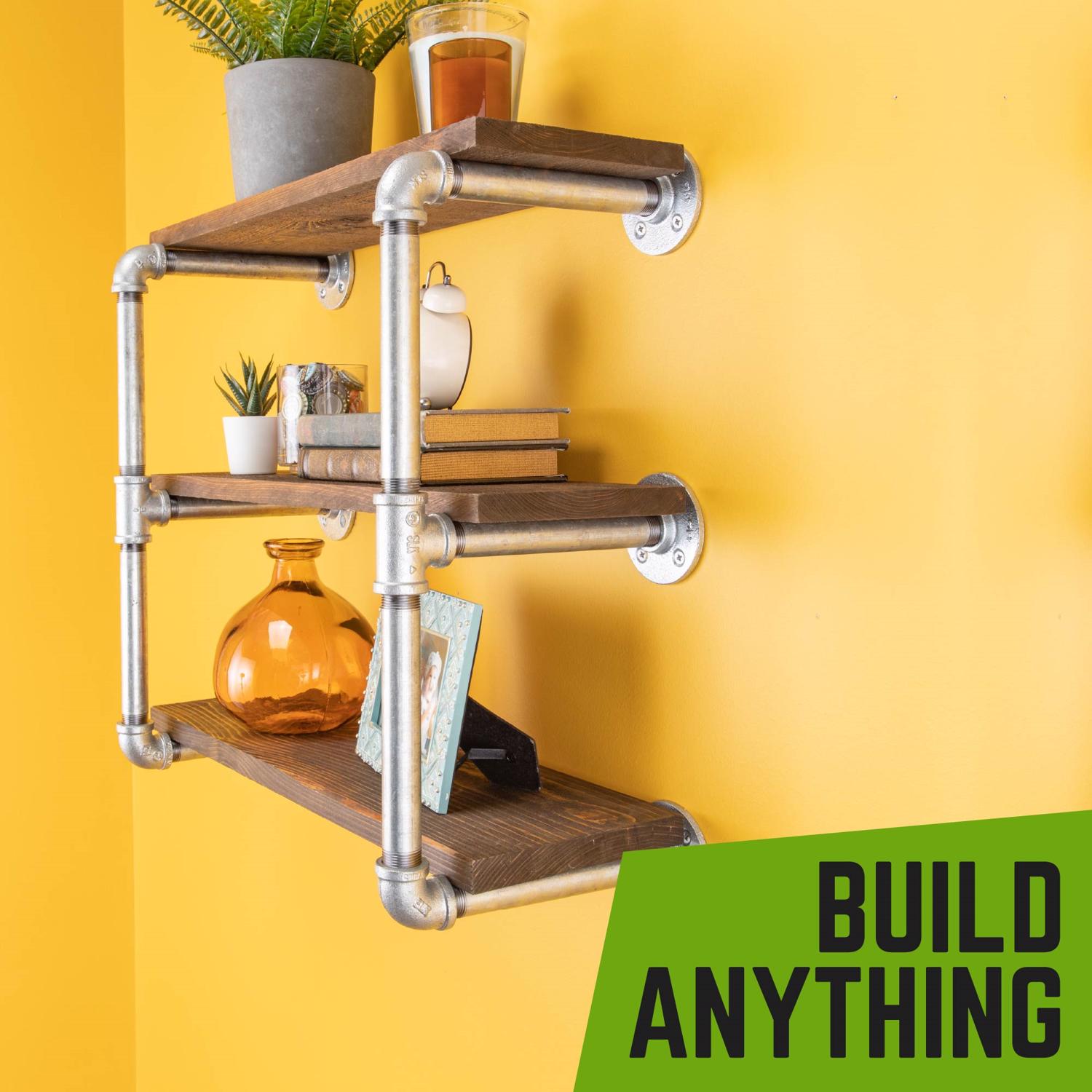 STZ Industries 1 in. MIP each X 1 in. D MIP Galvanized Steel Close Nipple