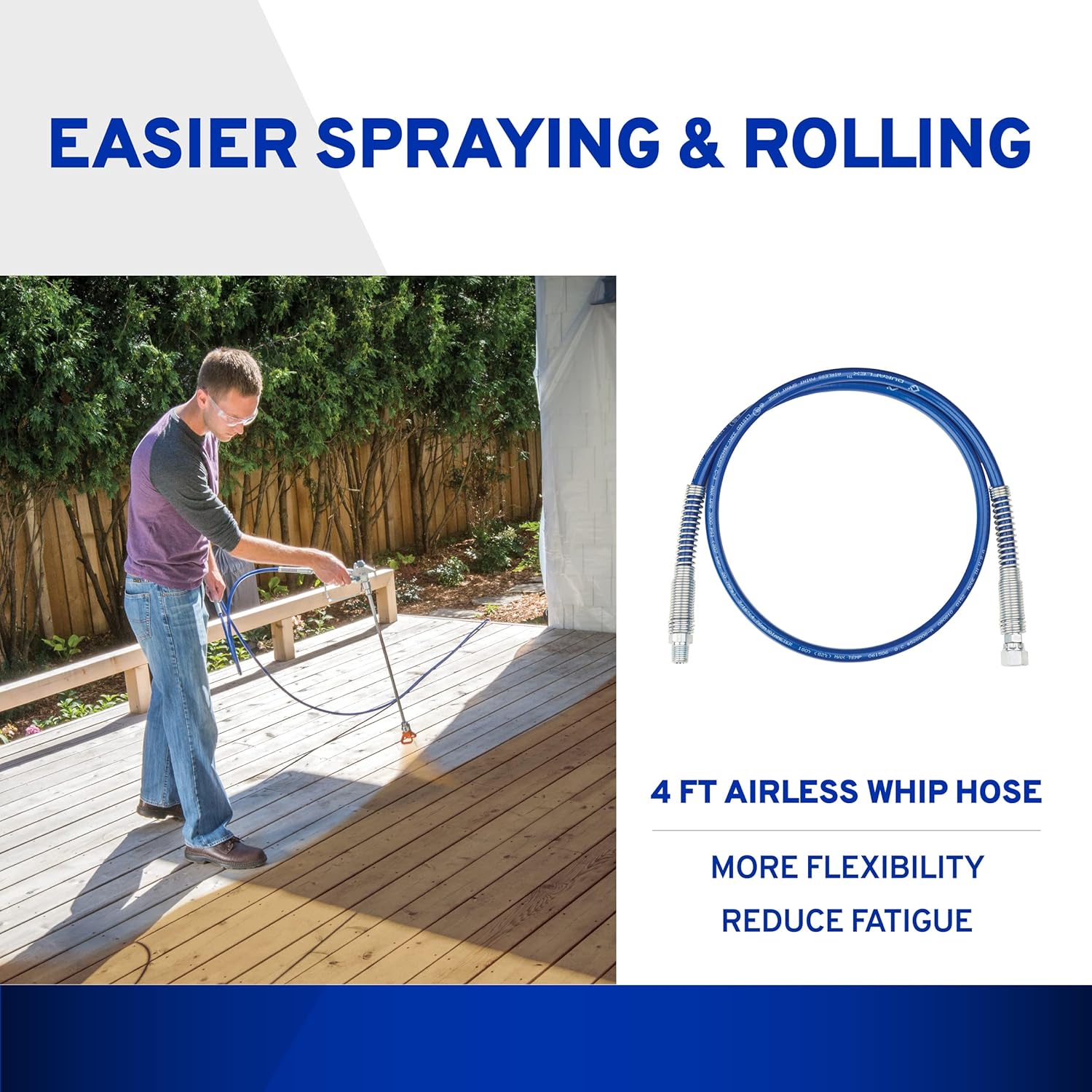 Graco Whip 3/16 in. x 4 ft. Airless Hose
