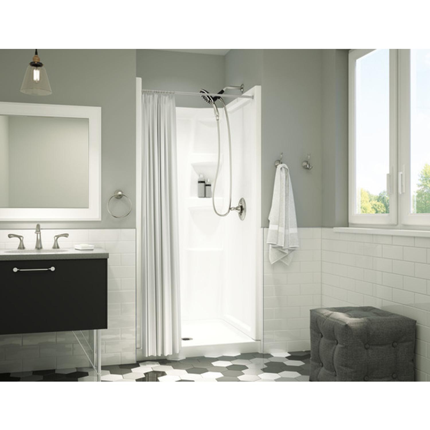 Delta Hycroft 4.5 in. H X 36 in. W X 36 in. L White Shower Base Stine
