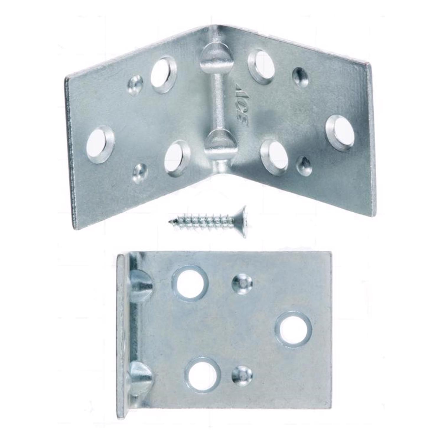 Ace 2 in. H X 2.75 in. W X 2 in. D Zinc Inside Wide Corner Brace