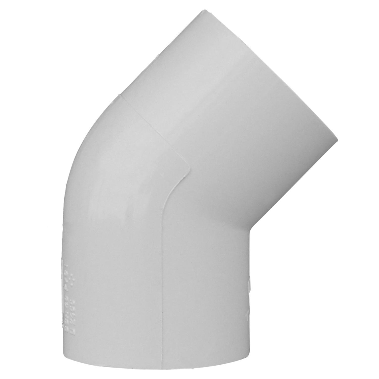 Charlotte Pipe Schedule 40 1 in. Slip X 1 in. D Slip PVC Elbow 1 pk