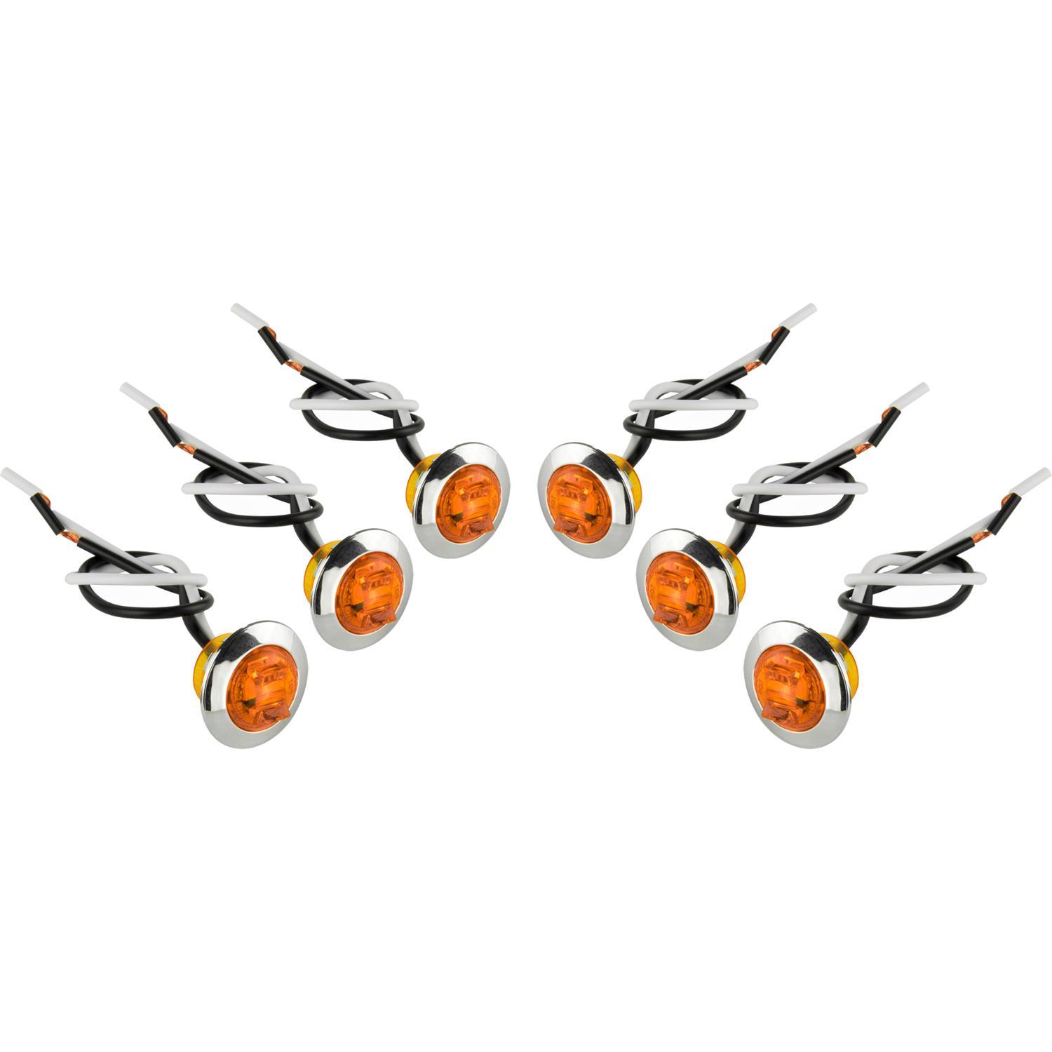 Hopkins Amber Round Clearance/Side Marker LED Light