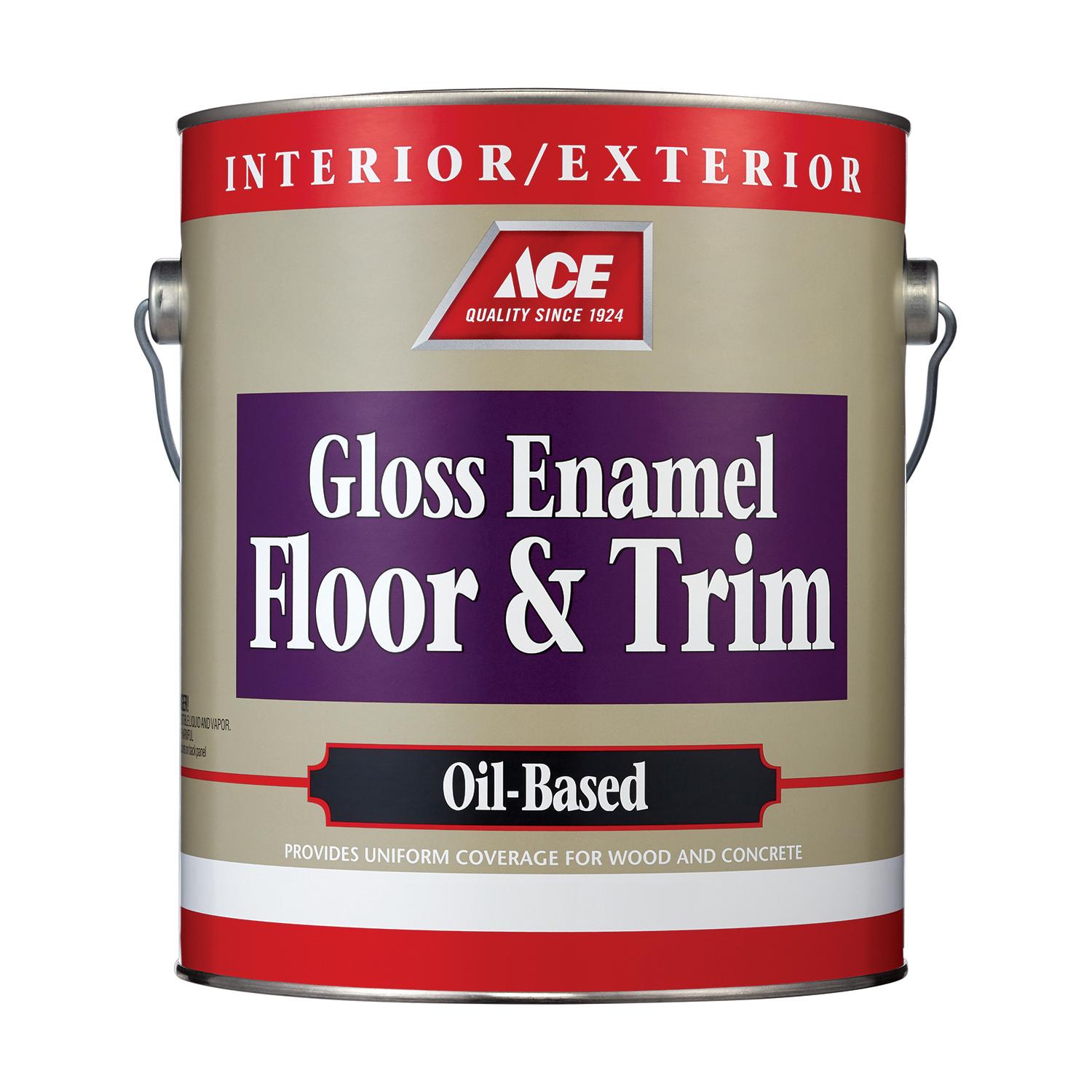 Ace Gloss Light Gray Floor Paint 1 gal