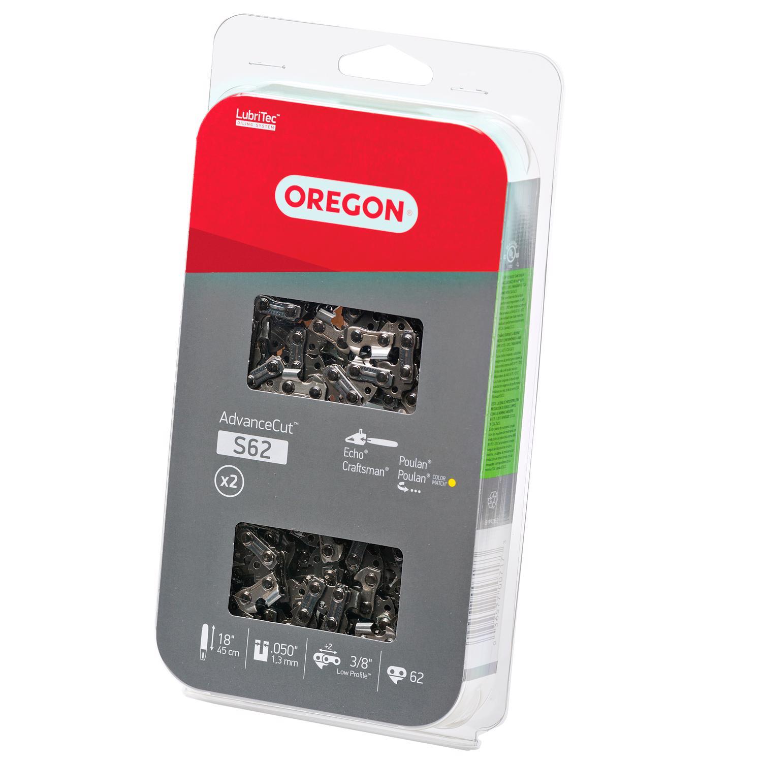 Oregon AdvanceCut S62T 18 in. Chainsaw Chain 62 links