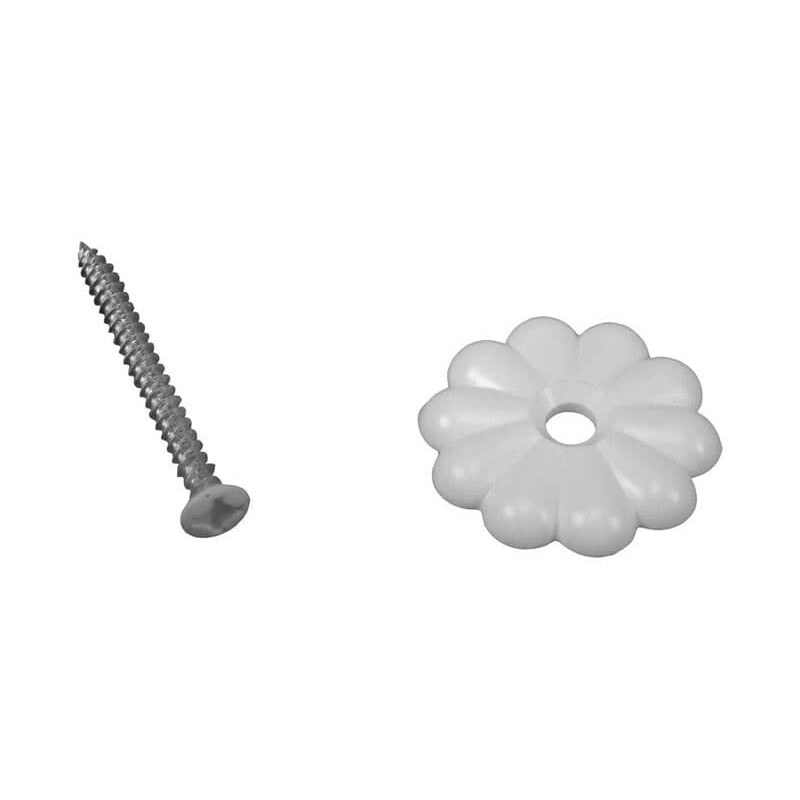 US Hardware RV Rosette Button 24 pk