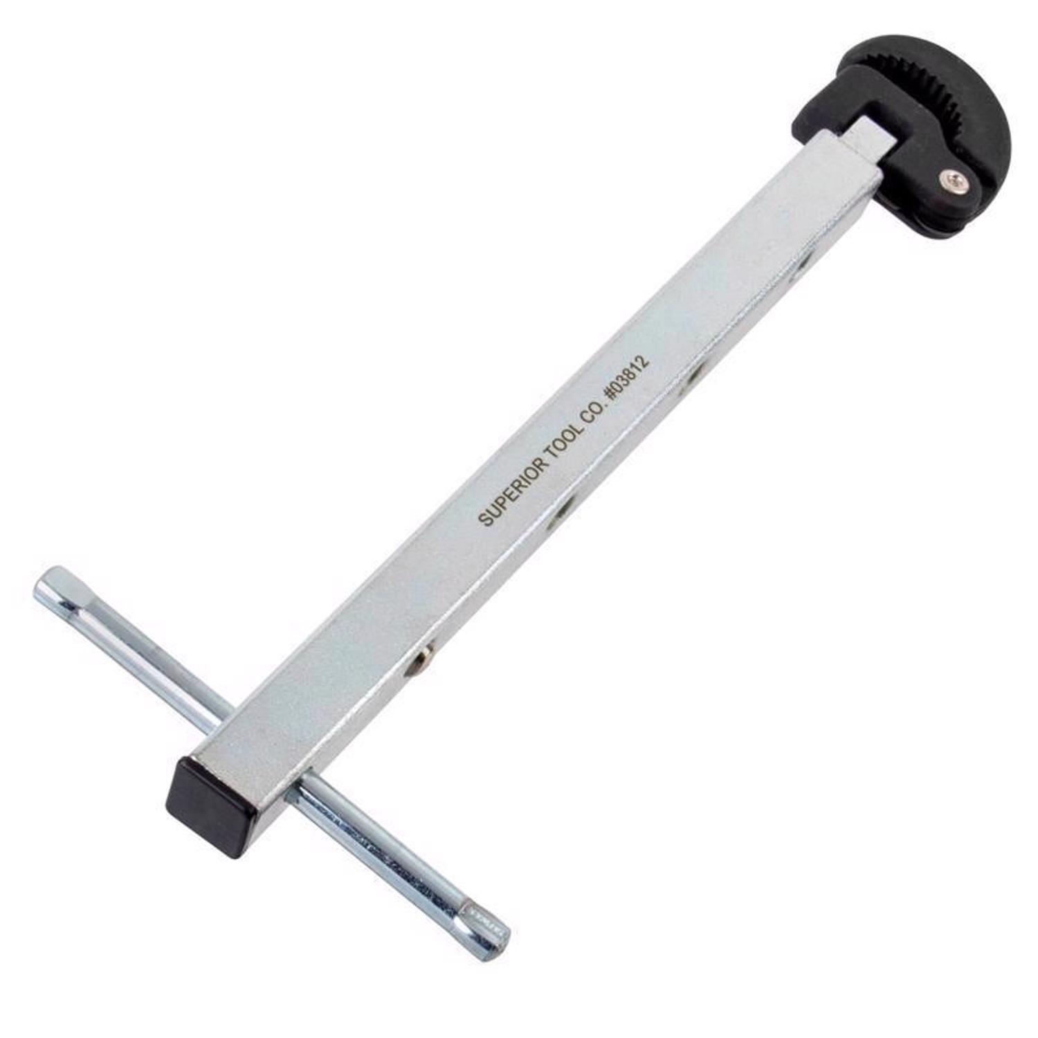 Superior Tool 1 in. D X 16 in. L Stainless Steel Telescoping Basin Wrench