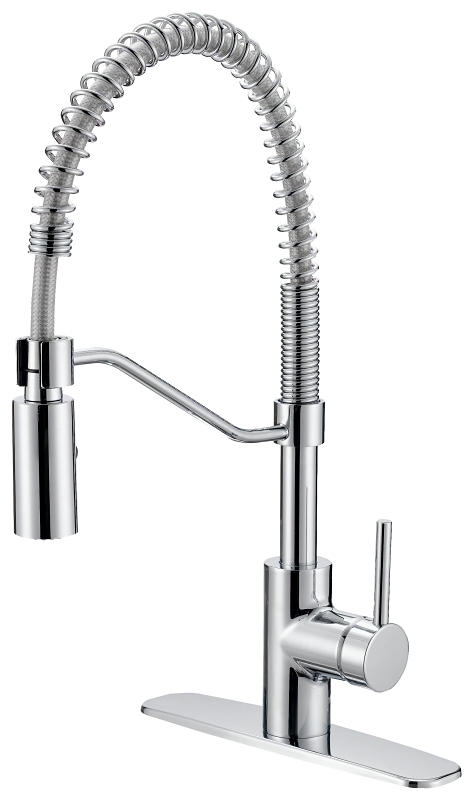 Boston Harbor Chrome Pull-Down Kitchen Faucet
