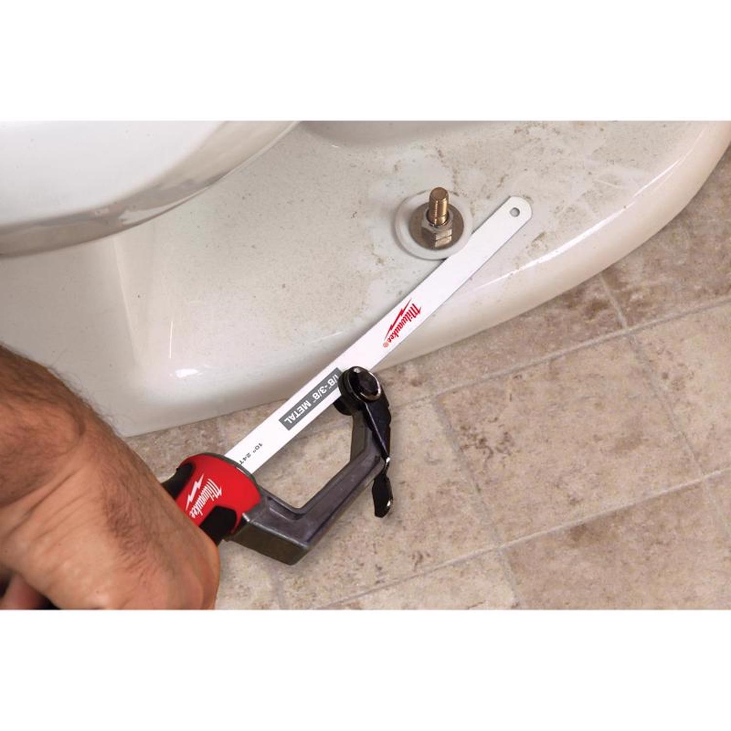 Milwaukee 10 in. Bi-Metal Compact Hacksaw Black/Red 1 pc