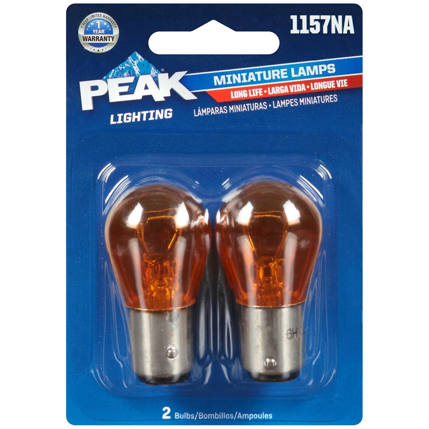 Peak Incandescent Parking/Stop/Tail/Turn Miniature Automotive Bulb 1157NA