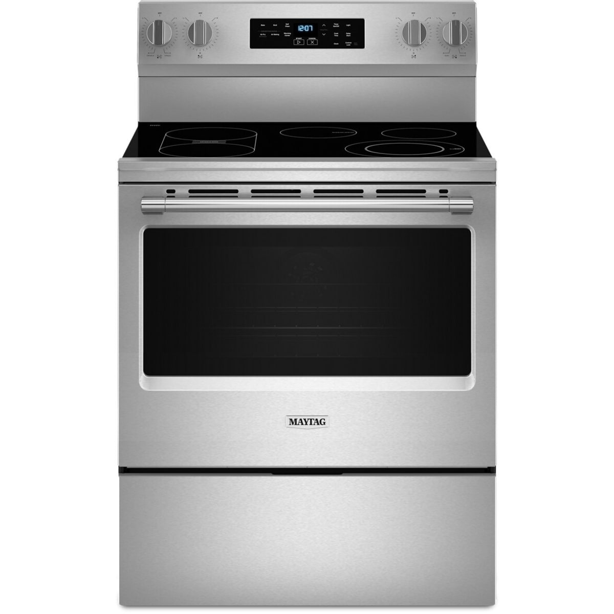 Maytag 30 in. Freestanding Electric Range with 5 Element Burners, 5.3 Cu. Ft. Oven Capacity
