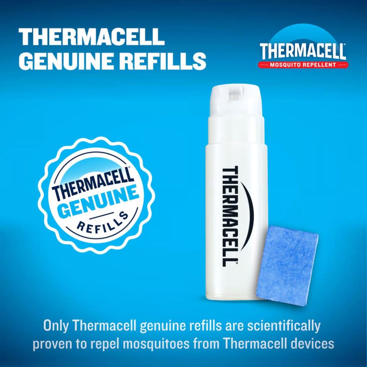 Thermacell Fuel-ZoneGuard Insect Repellent For Mosquitoes 24-Hr Refill Pack