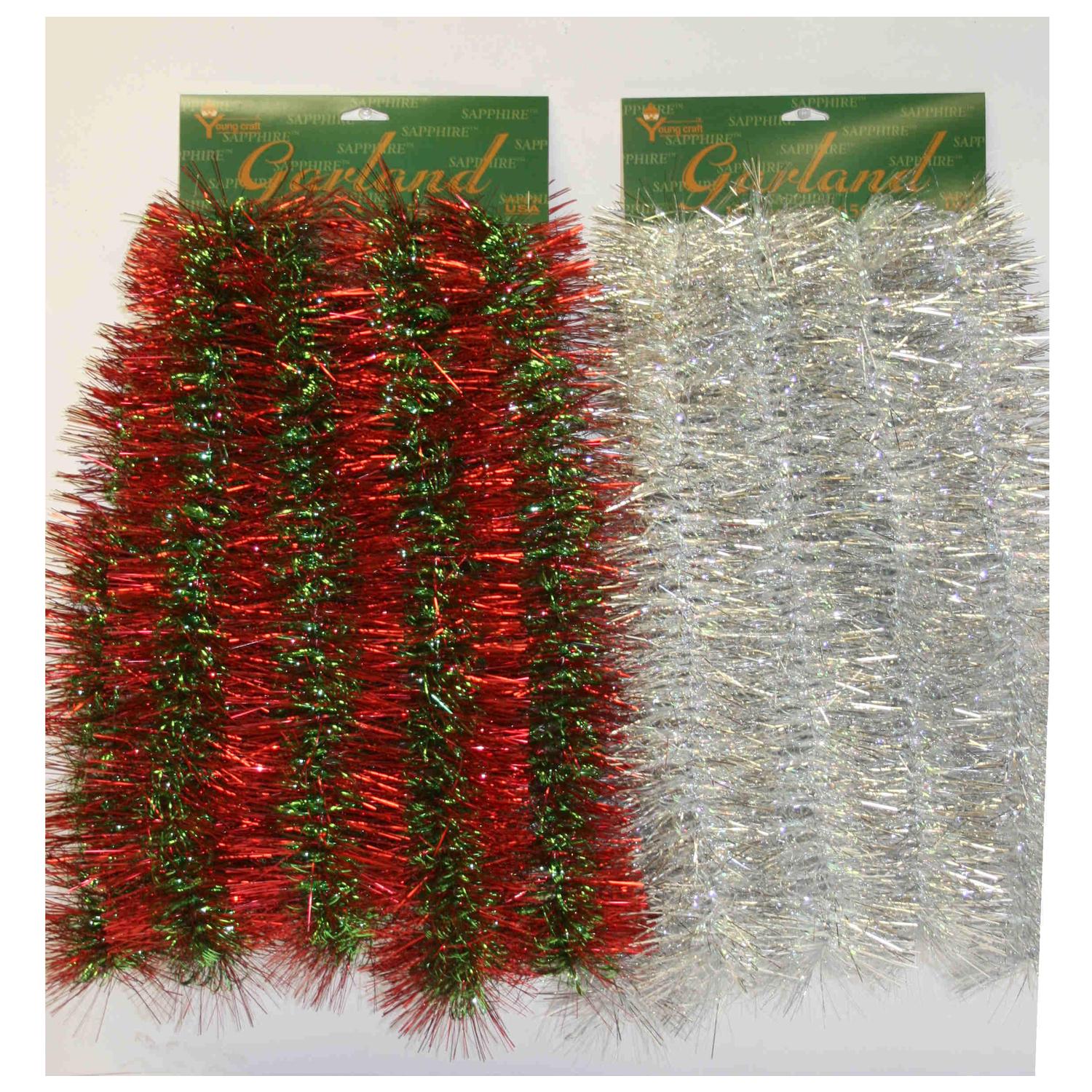 FC Young 12 ft. L Royal Tinsel Christmas Garland