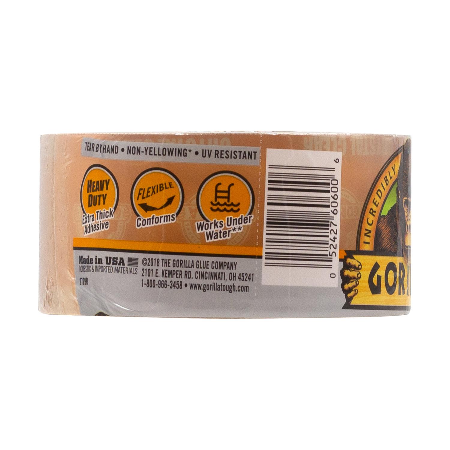 Gorilla 1.88 in. W X 18 yd L Clear Repair Tape