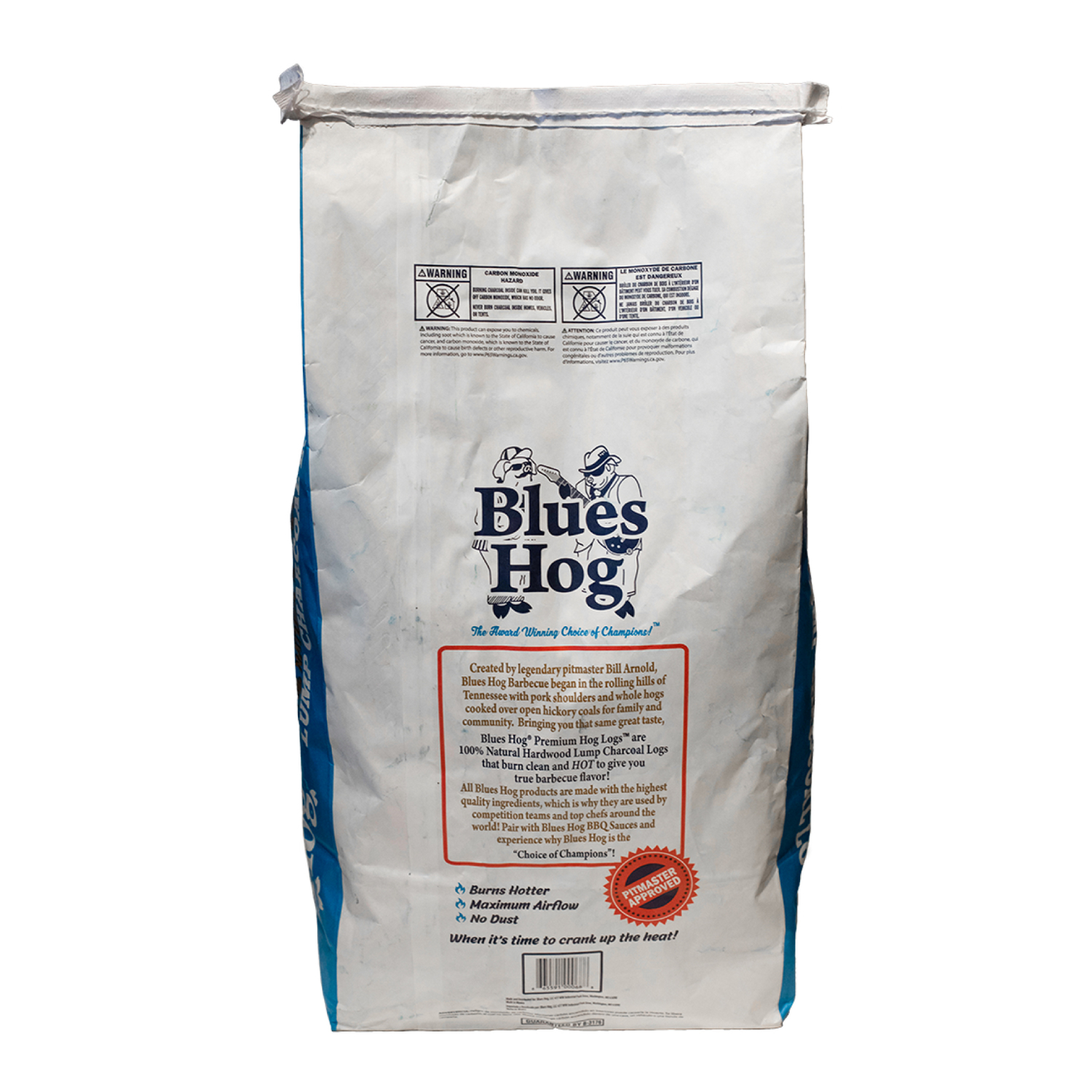 Blues Hog Hog Logs All Natural Hardwood Lump Charcoal 15.4 lb Stine