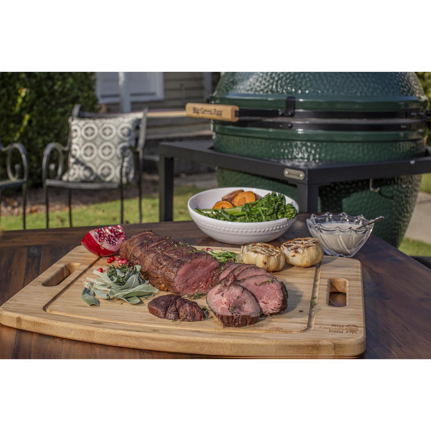 Big Green Egg Bamboo Cutting Board 20 in. L X 16 in. W