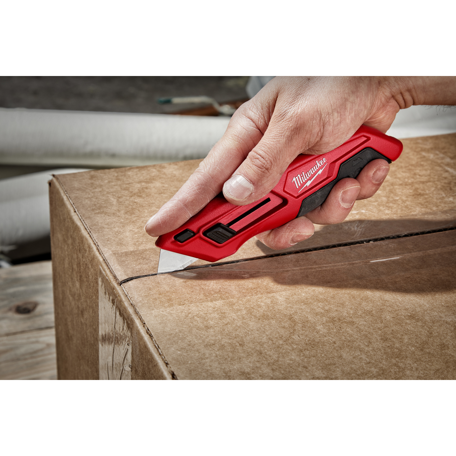 Milwaukee 6.74 in. Side Slide Utility Knife Red 1 pc