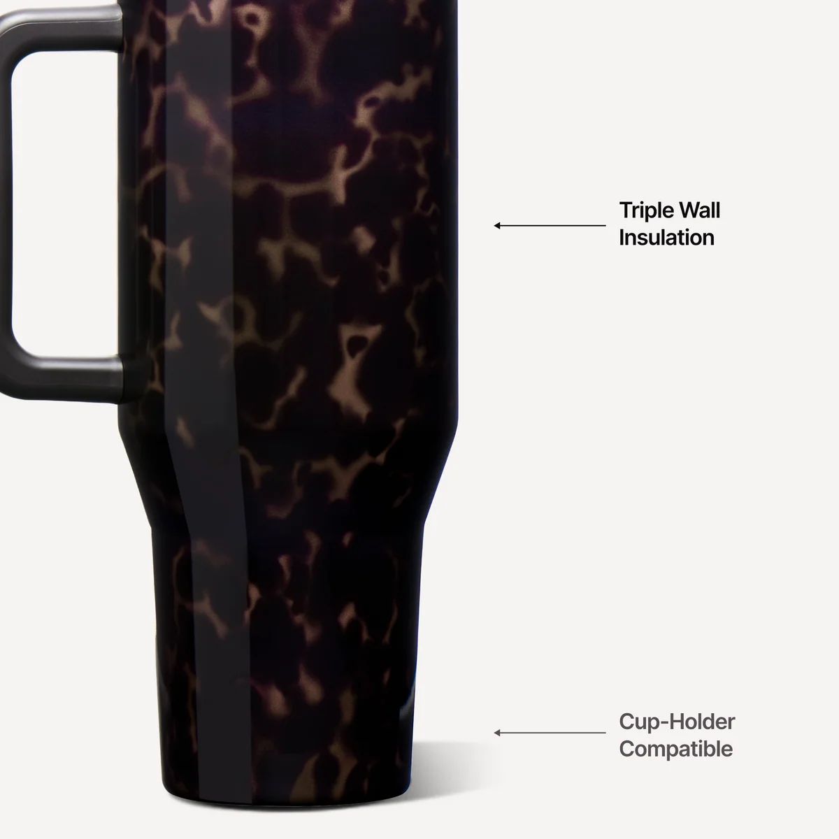 HydroJug Traveler 32 oz. Mocha Tortoise