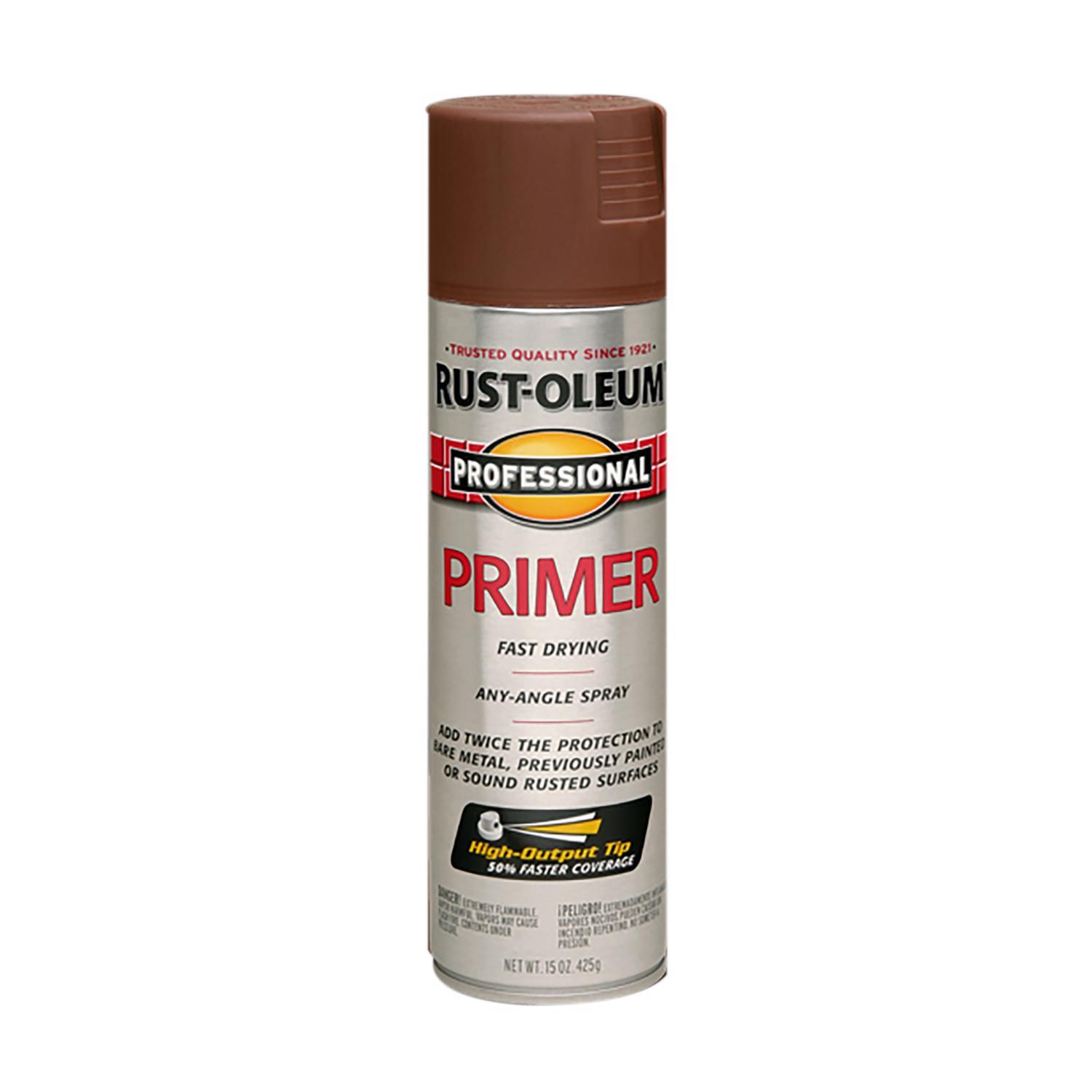 Rust-Oleum Professional Flat Red Primer Spray 15 oz