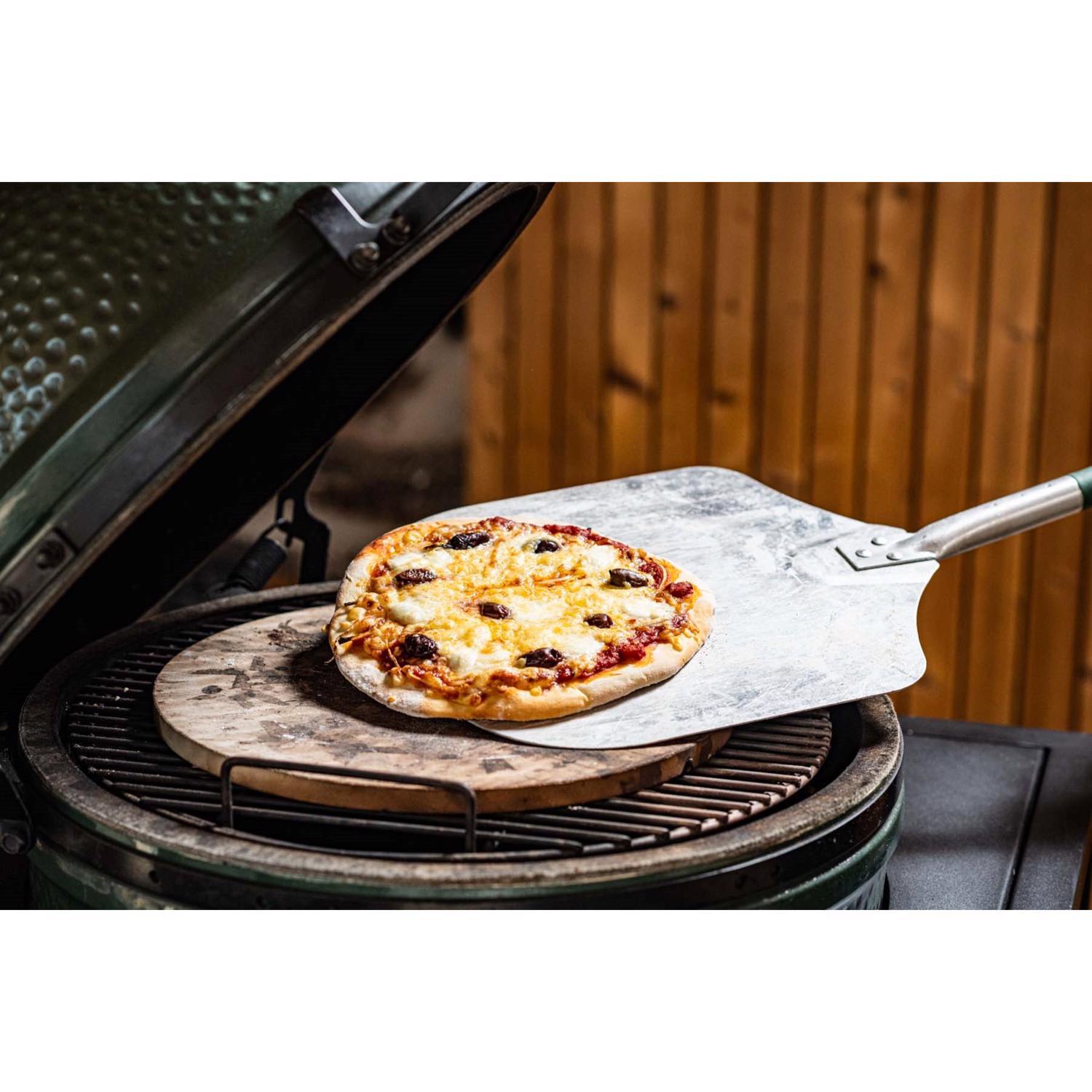 Big Green Egg 14 in. (fits 2XL thru L) Ceramic Natural Pizza Stone 1 pk