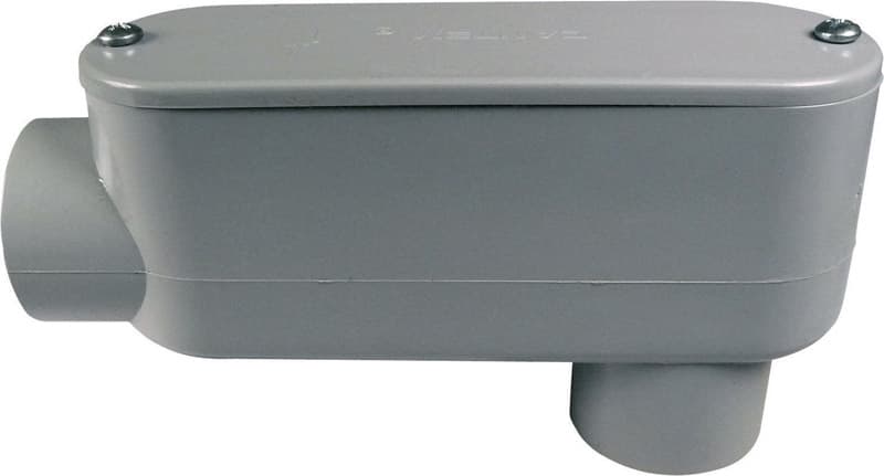 Cantex 3 in. D PVC Conduit Body For PVC 1 pk