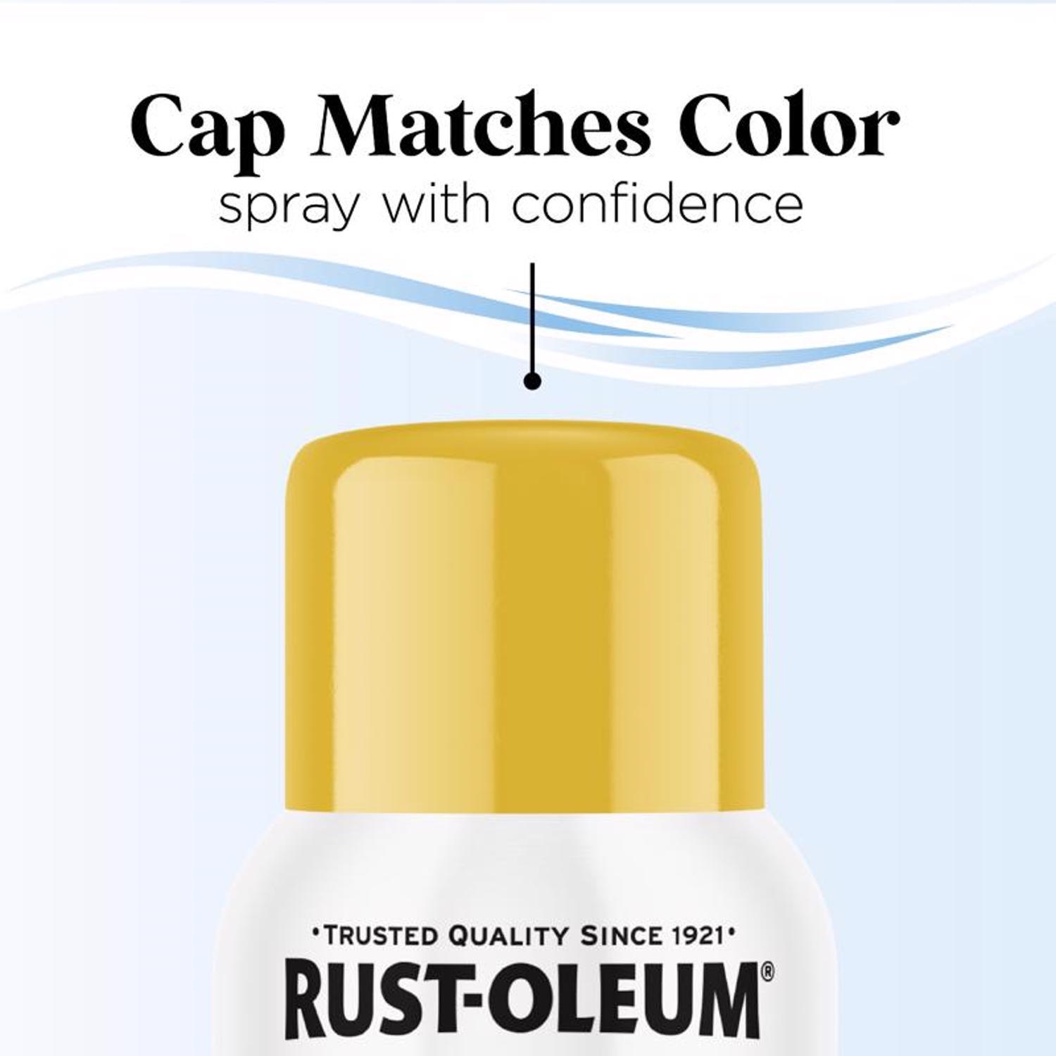 Rust-Oleum Low Odor Gloss Daisy Yellow Spray Paint 11 oz.