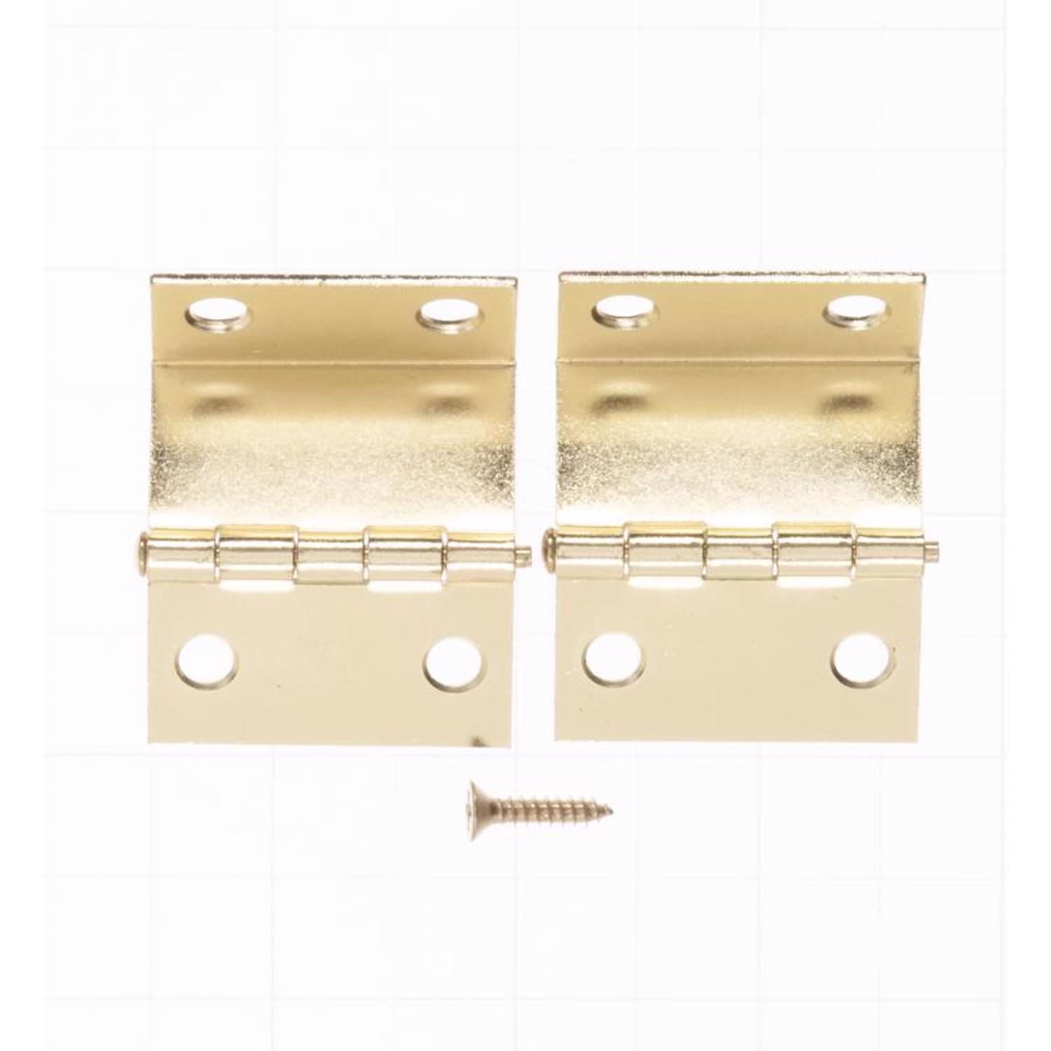 Ace 1-1/2 in. L Bright Brass Shutter Hinge 2 pk