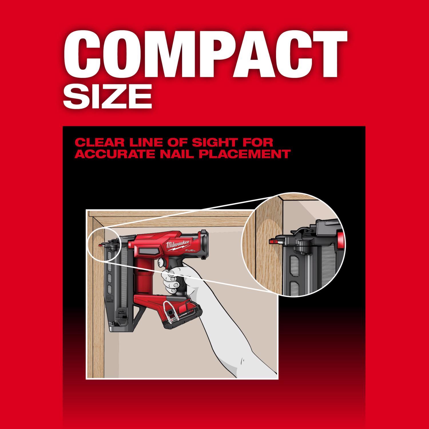 Milwaukee M18 FUEL 16 Ga. 18 Volt Brushless Finish Nailer Stine Home
