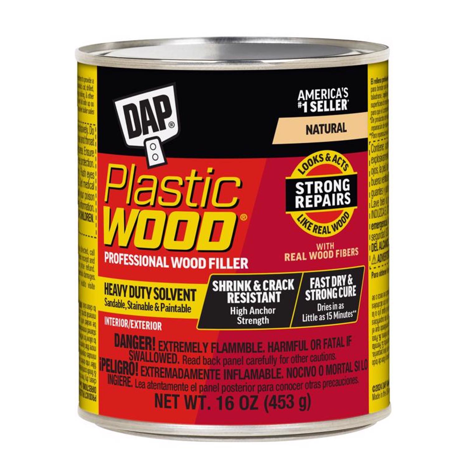 DAP Plastic Wood Natural Wood Filler 16 oz