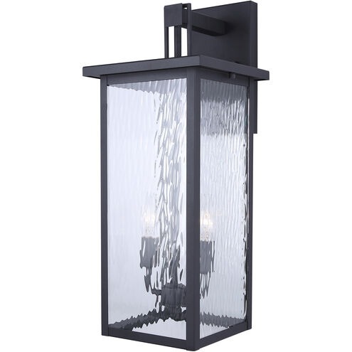 Canarm Shana 2 Light 22 in. Black Outdoor Wall Lantern