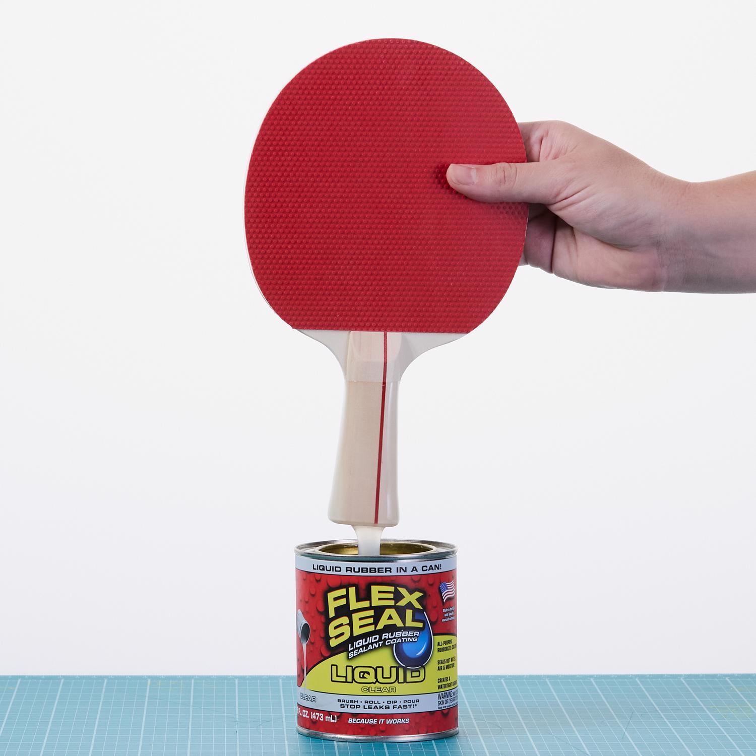 Flex Seal Family of Products Flex Seal Clear Liquid Rubber Sealant Coating 16 oz