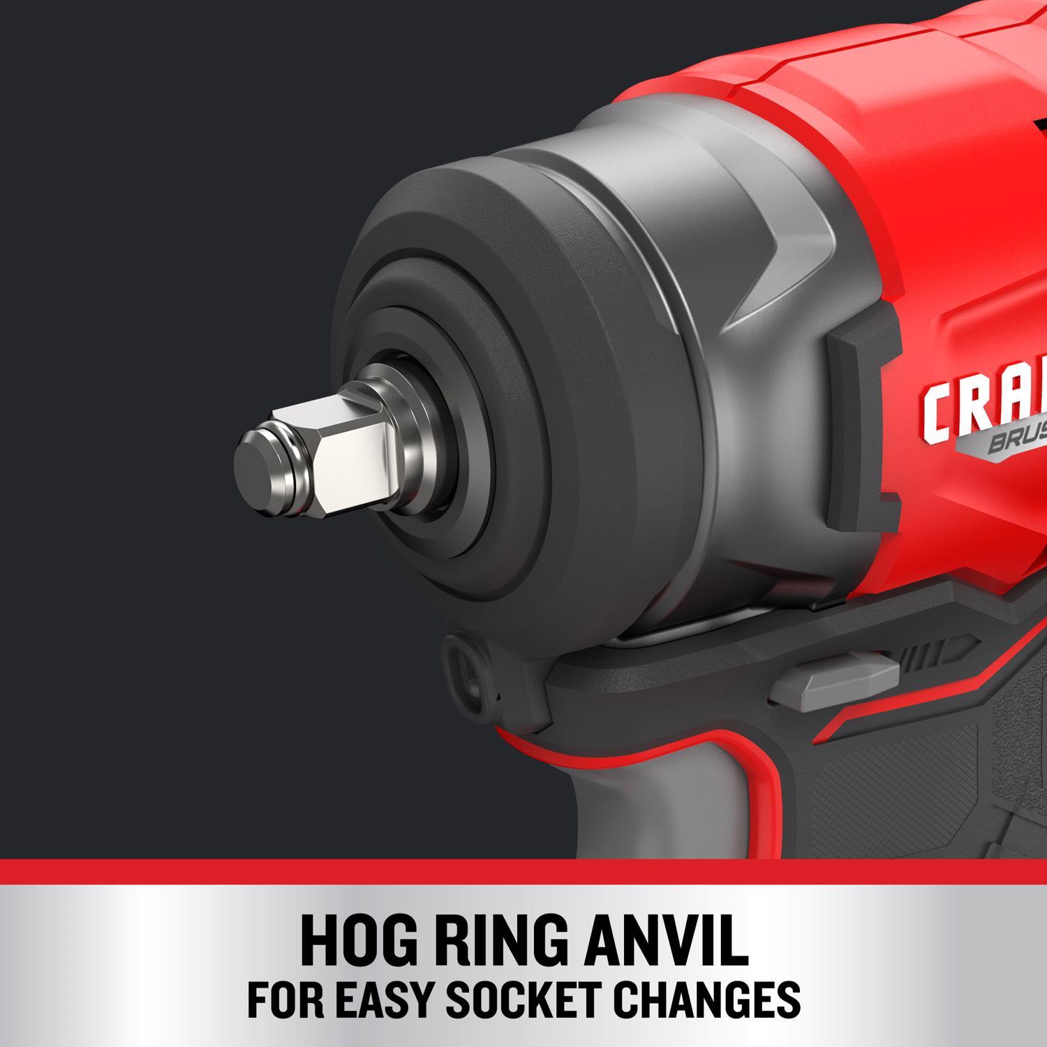 CRAFTSMAN V20 3/8 in. Cordless Brushless Impact Wrench Tool Only