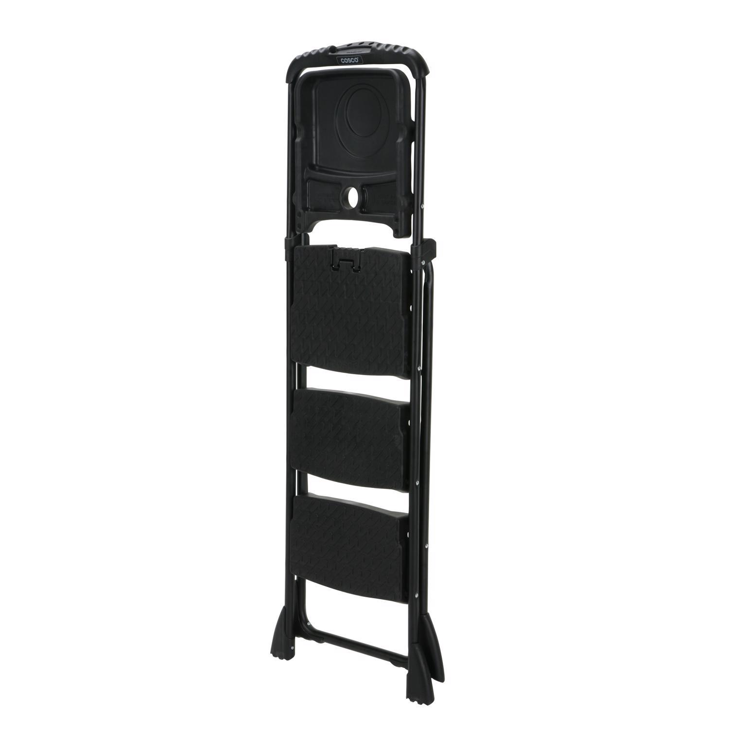 Cosco 60.98 in. H X 21.65 in. W X 3.31 in. D 250 lb. capacity 3 step Steel Folding Step Stool
