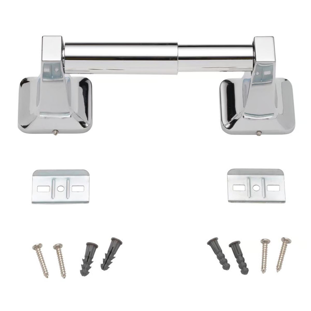 OakBrook Chrome Metallic Toilet Paper Holder