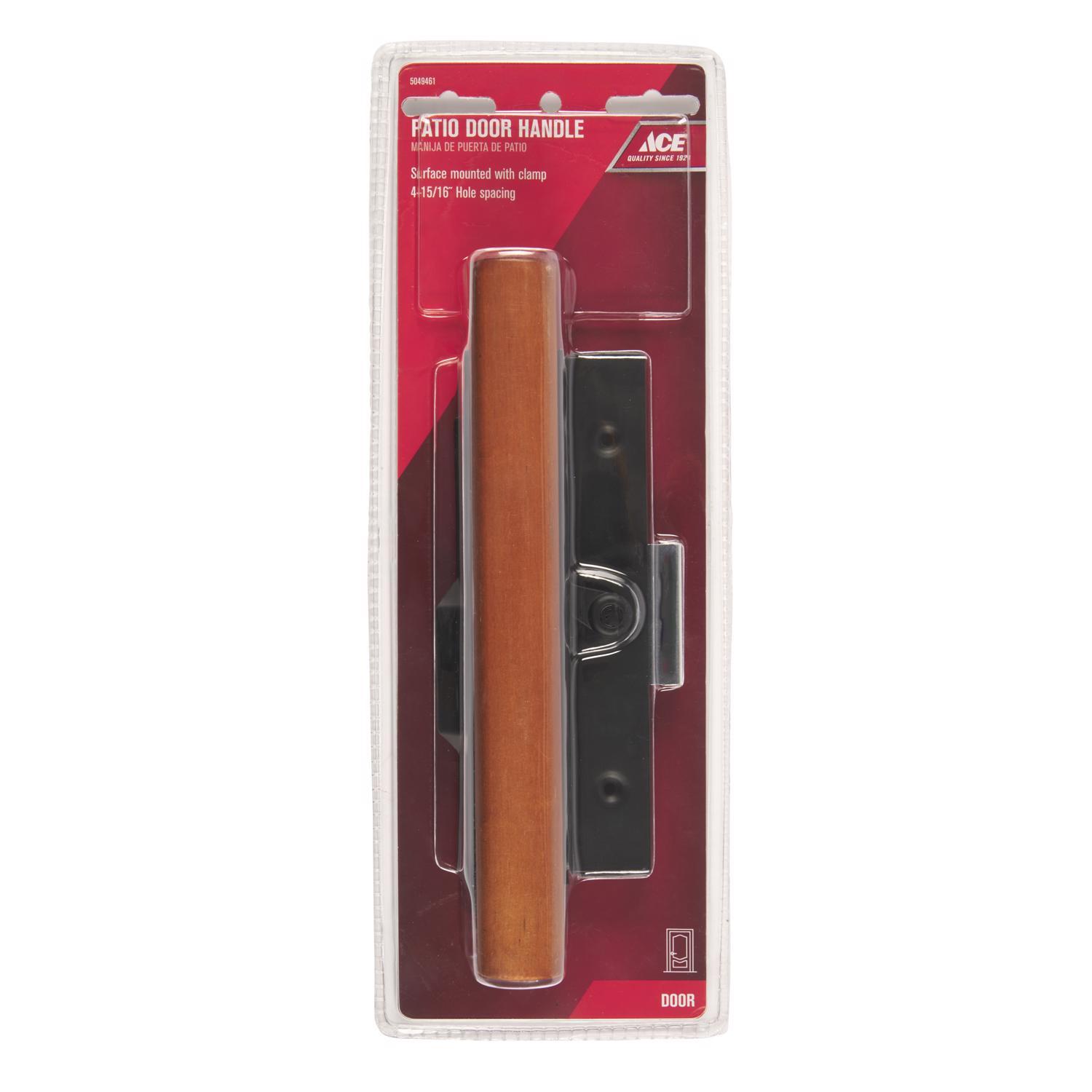 Ace Black Zinc Sliding Door Hardware Kit 1 pc