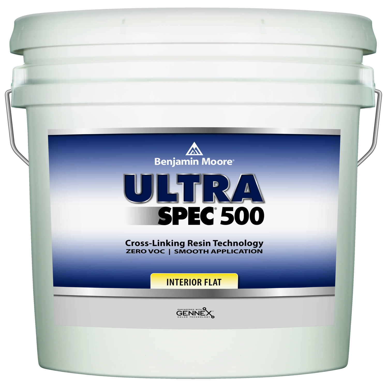 Benjamin Moore Ultra Spec 500 Flat Base 3 Paint qt Interior 5 gal