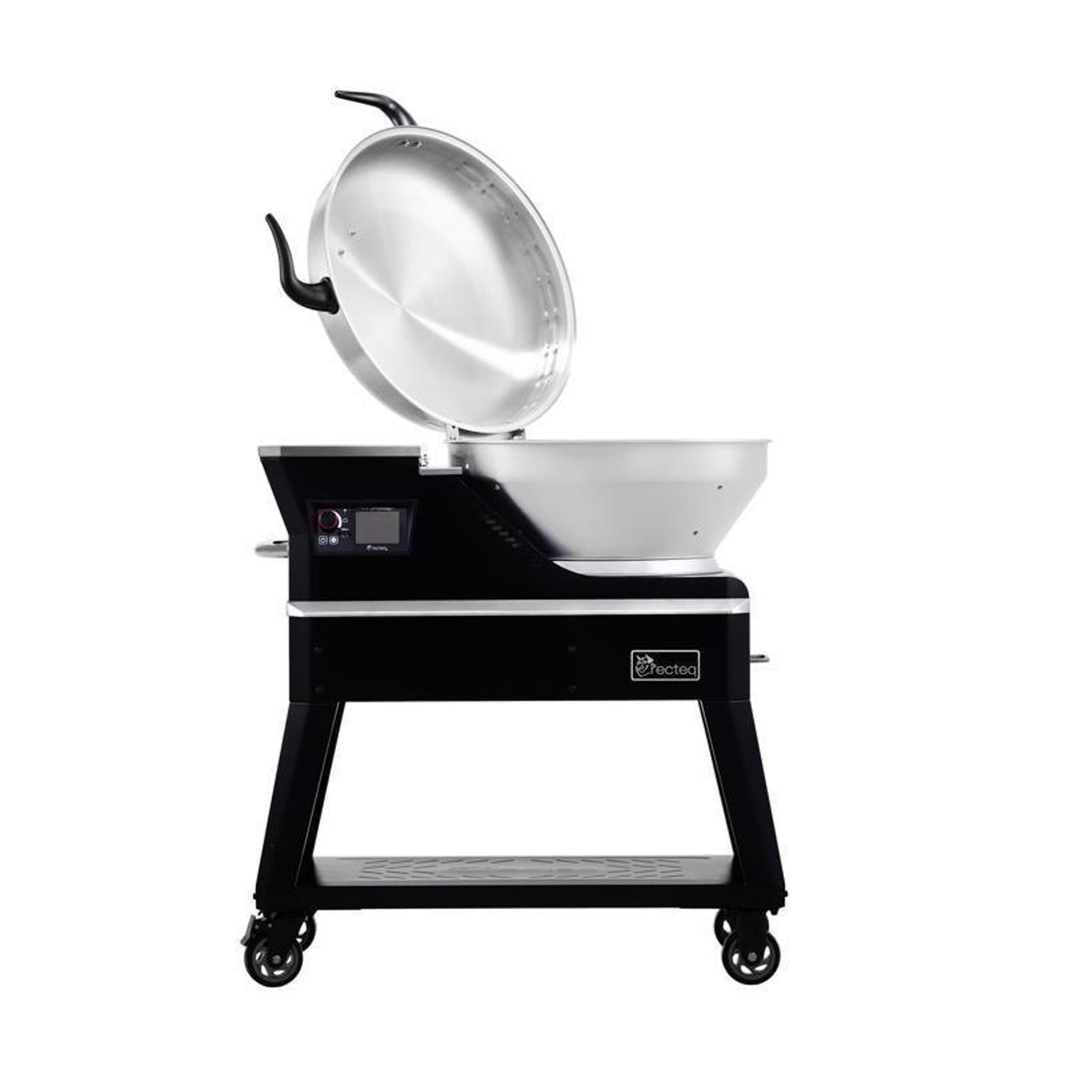 Recteq Bullseye Deluxe 380BD Wood Pellet WiFi Grill and Smoker Black/Silver