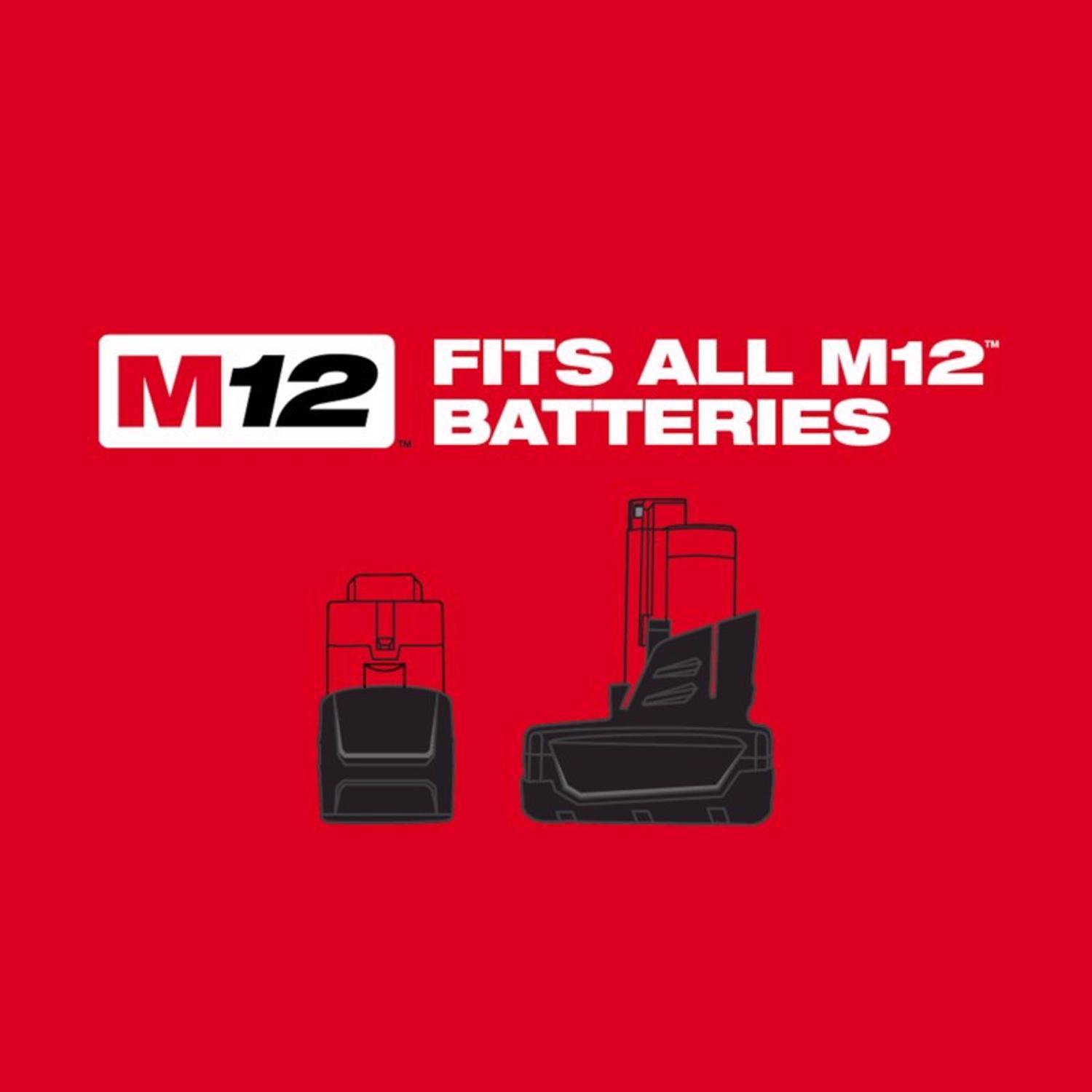 Milwaukee 12V M12 Cordless Brushed Reciprocating Saw Kit (Battery & Charger)
