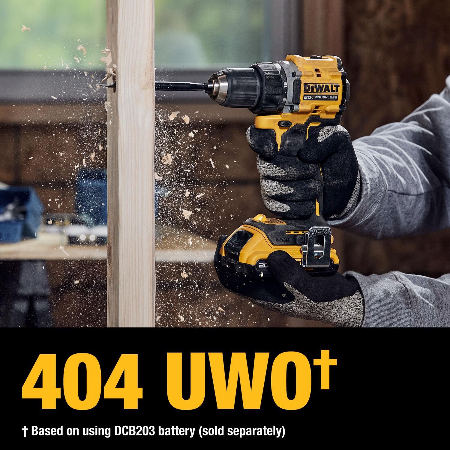DeWalt 20V MAX Atomic Cordless Brushless 2 Tool Compact Drill and Impact Driver Kit