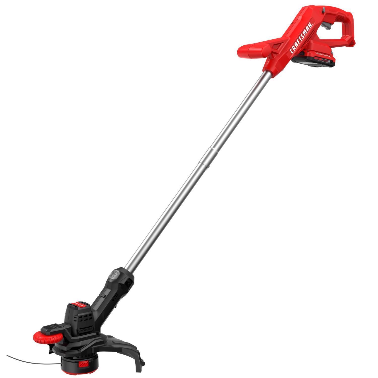 Craftsman CMCST915D1 10 in. 20 V Battery String Trimmer Kit (Battery & Charger)