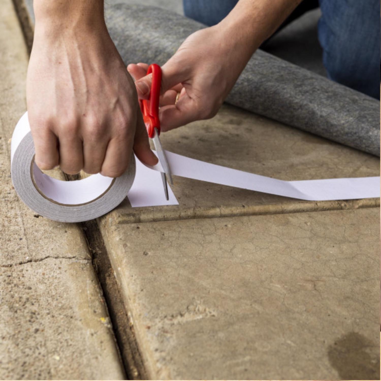 Duck 2.44 in. W X 15 ft. L Polyester Indoor and Outdoor Carpet Tape