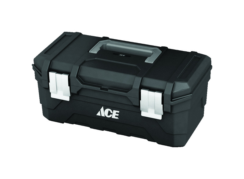 Ace 16 in. Tool Box Black