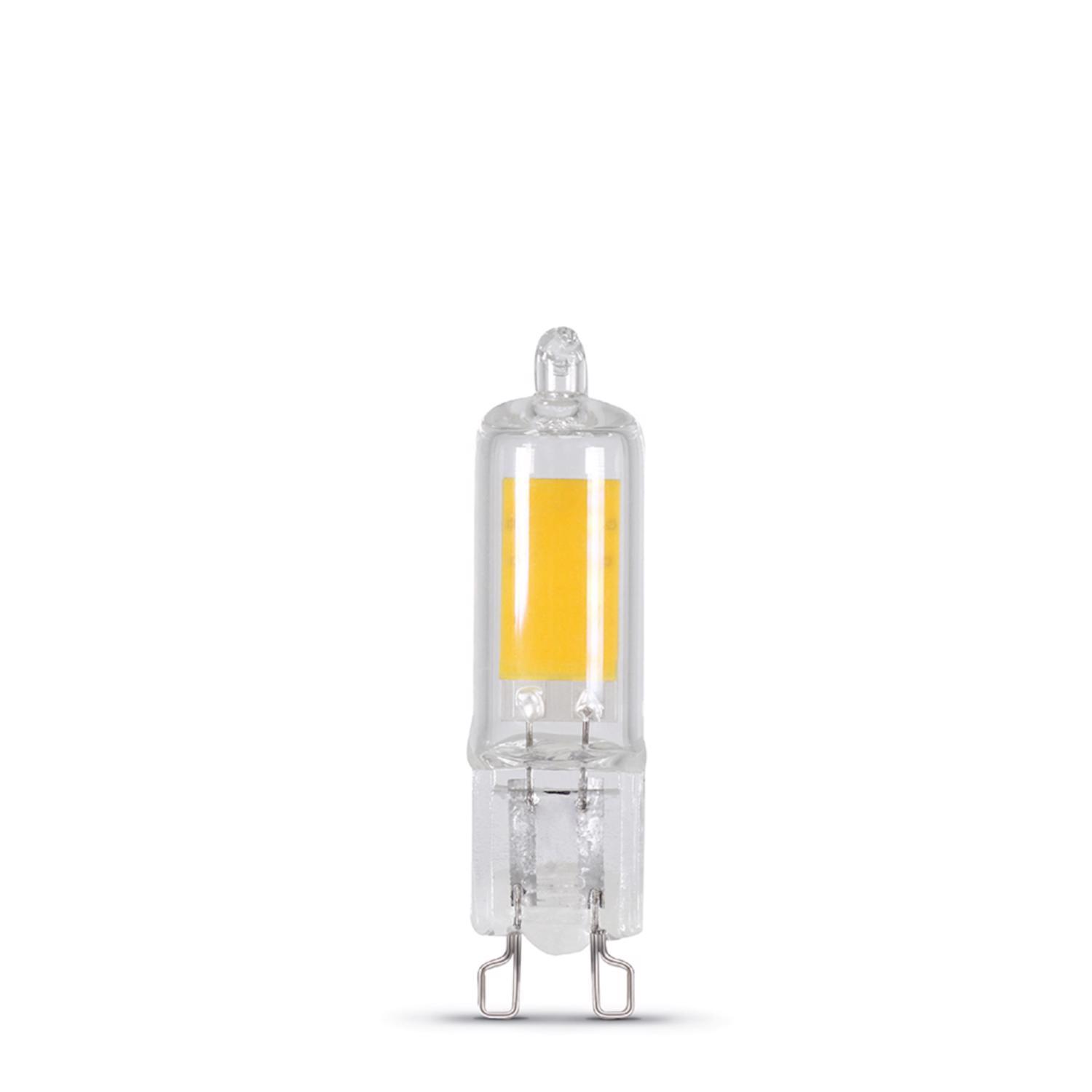 Feit T4 G9 LED Bulb Warm White 35 Watt Equivalence 3 pk