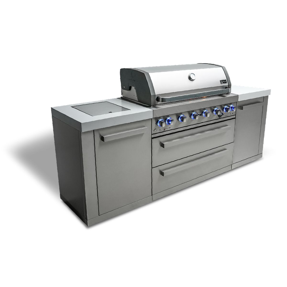 Mont Alpi 6-burner island grill