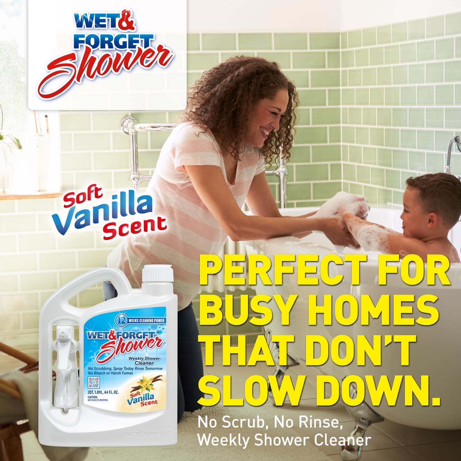 Wet & Forget Vanilla Scent Shower Cleaner 64 oz Spray