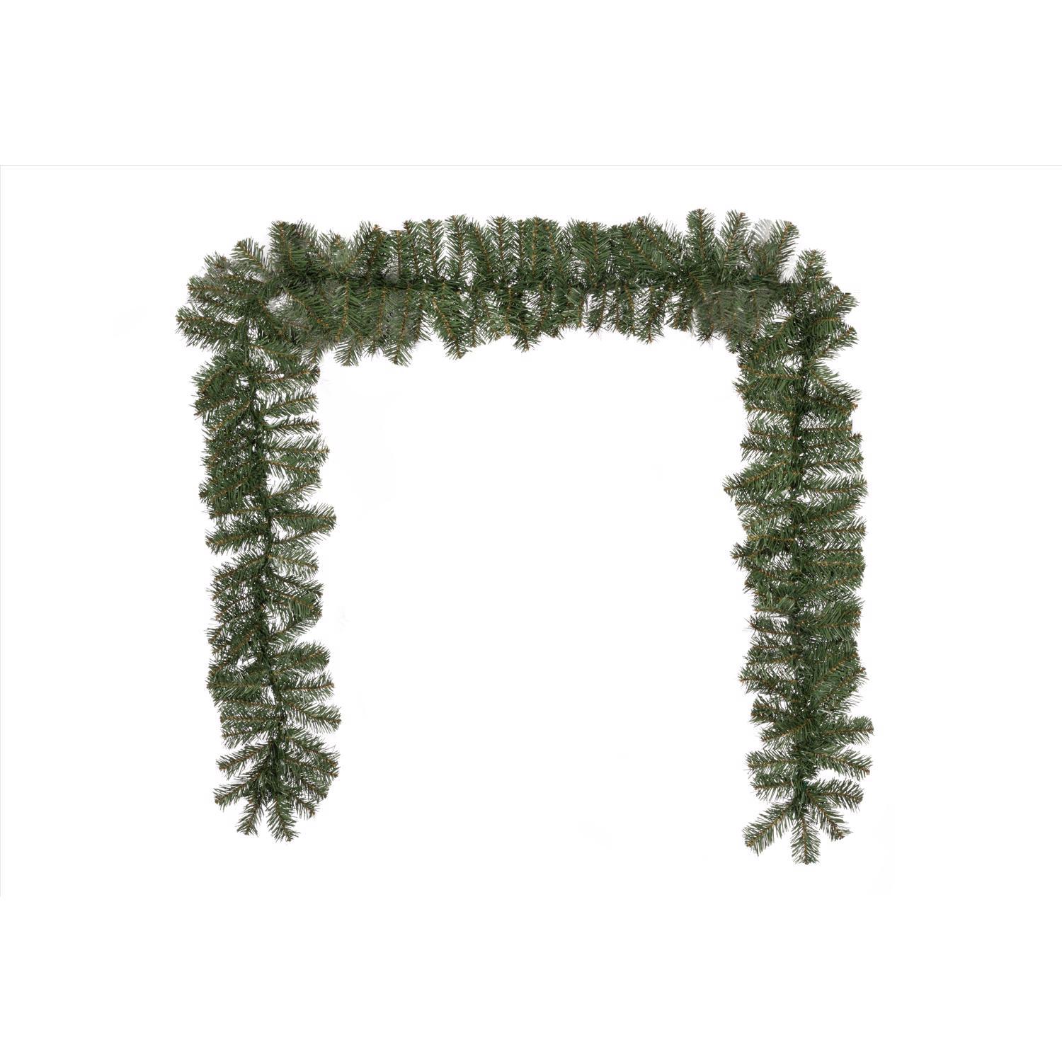 Holiday Bright Lights 8 in. D X 9 ft. L Traditional Pine Christmas Garland
