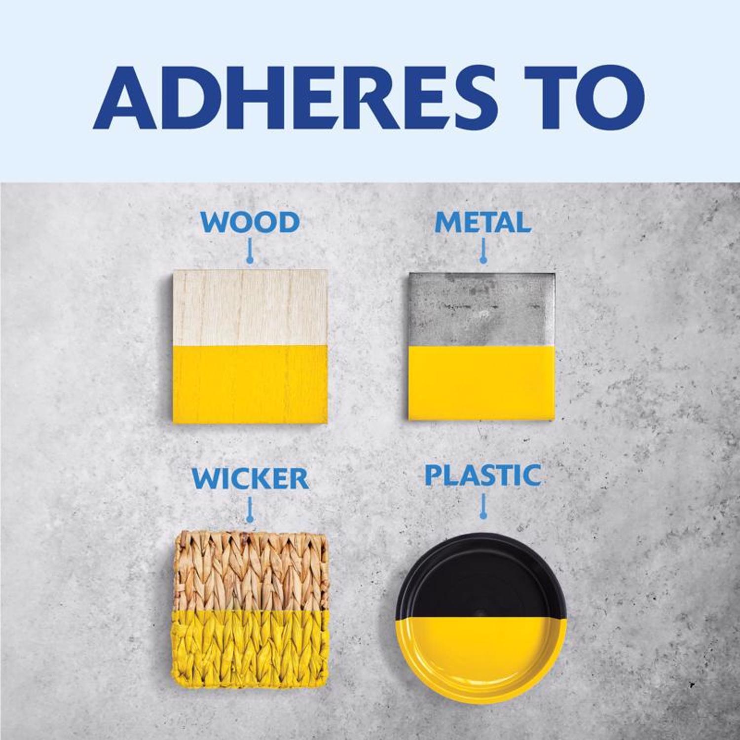 Rust-Oleum Painters Touch 2X Gloss Sun Yellow Ultra Cover Paint Exterior and Interior 1 qt