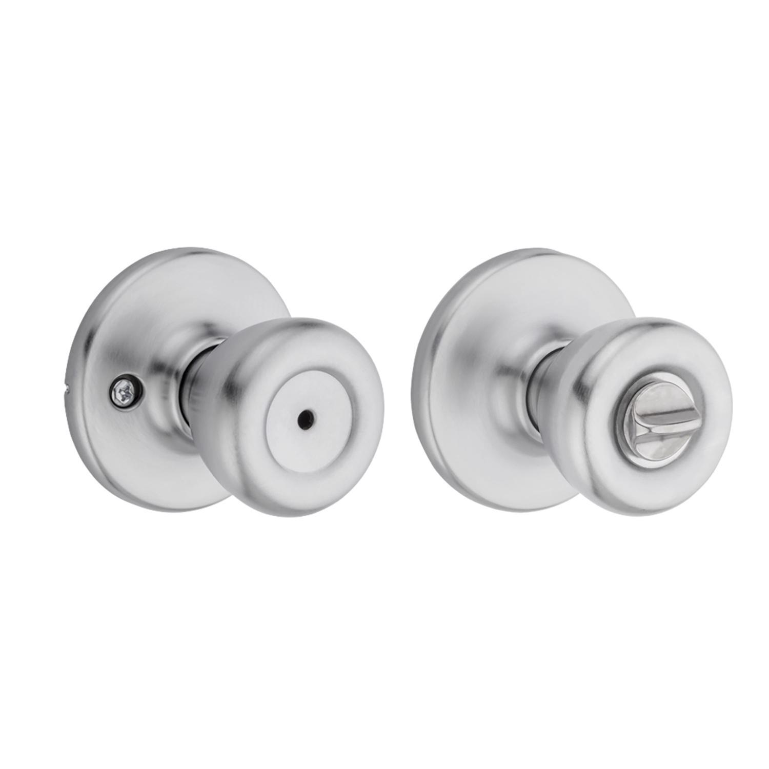 Kwikset Tylo Satin Chrome Privacy Knob Right or Left Handed