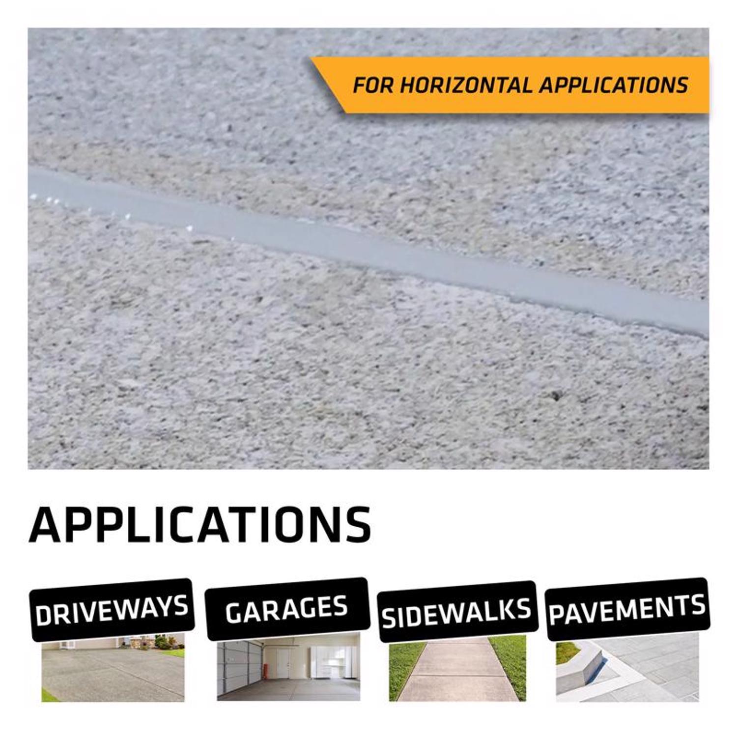 Sika Pro Select Gray Polyurethane Concrete Self-Leveling Sealant 10.1 oz